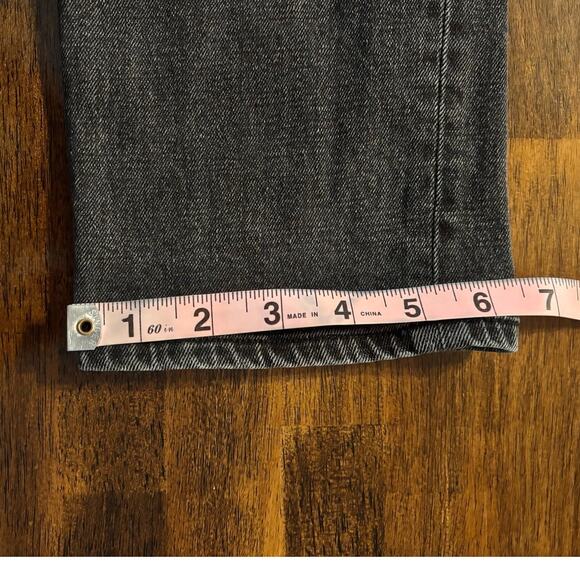 Abercrombie Women's 00 24 x 29 Jeans 90's Slim Straight Ultra High Asymmetrical - Picture 11 of 11